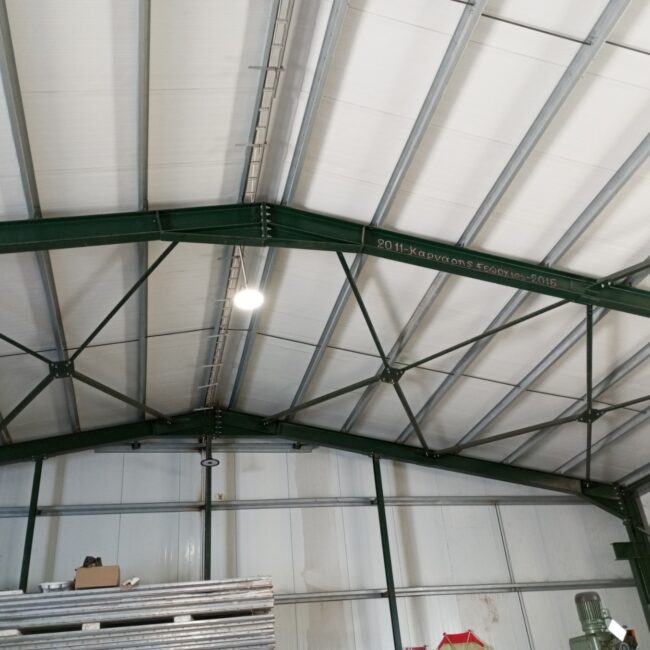 κατασκευη μεταλλικου κτιριου